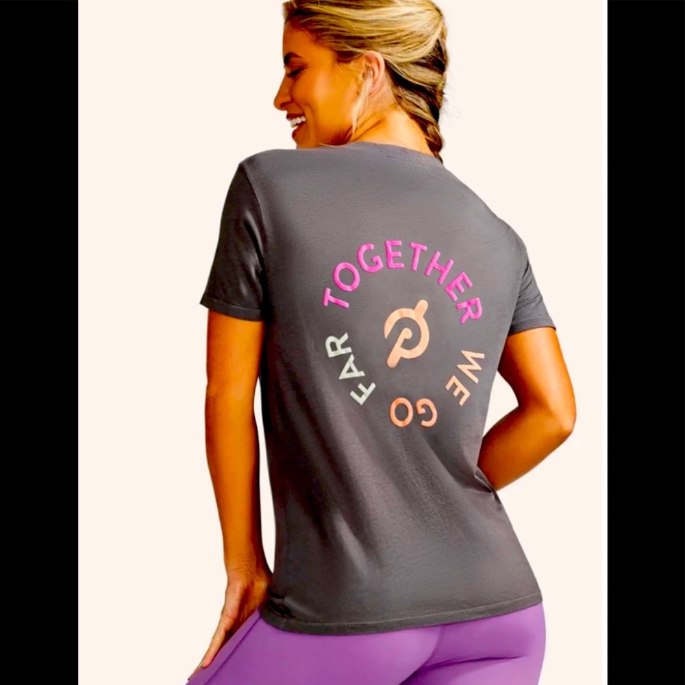 Peloton Together We Go Far T-shirt, NWT, NIB, Size Medium.